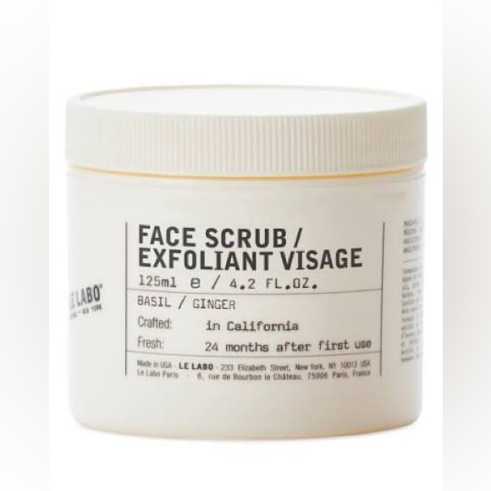 Le Labo Basil Ginger Face Scrub Exfoliant Visage 4.2 fl oz NEW